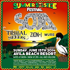 Summer Solstice Festival 2014 - SOJA • Tribal Seeds • Zion I • MURS primary image