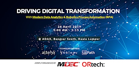 Driving Digital Transformation with Modern Data Analytics & Robotics Process Automation (RPA) primary image