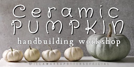 Image principale de Clay handbuilding ceramic pumpkin workshop