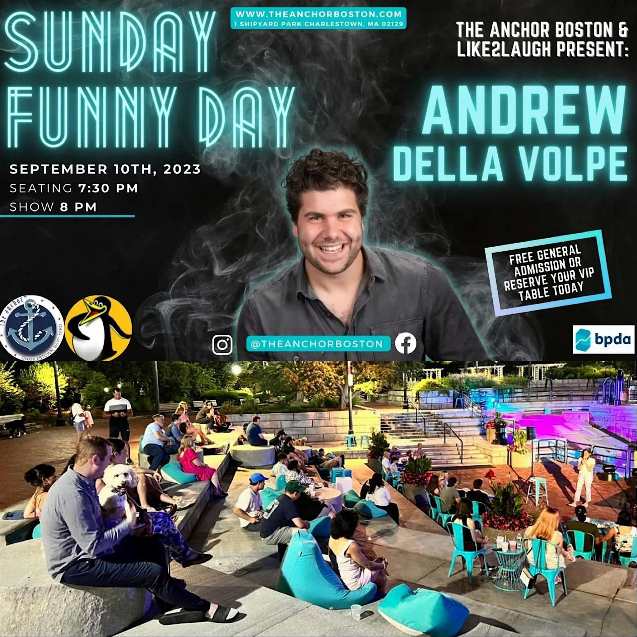 Sunday Funny Day Stand-up  @ The Anchor-Charlestown