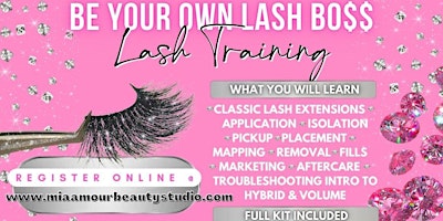 Image principale de Eyelash Extension Training Class