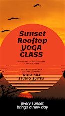 SUNSET ROOFTOP YOGA CLASS primary image