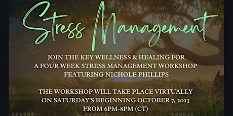 Imagen principal de The KEY Wellness' Stress Management Workshop