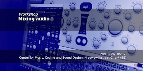 Hauptbild für Workshop Mixing Audio