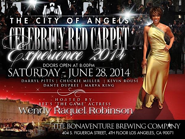 CITY OF ANGELS CELEBRITY RED CARPET EXPERIENCE 2014\ HOSTED BY WENDY RAQUEL ROBINSON