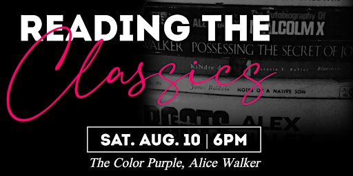 Imagem principal do evento Reading the Classics: The Color Purple, Alice Walker