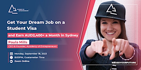 Imagen principal de Get Your Dream Job on a Student Visa and Earn AUD2,400+ a Month in Sydney