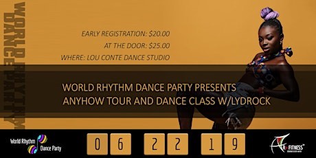 World Rhythm Dance Party Presents: Anyhow Tour and Dance Class W/Lydrock primary image