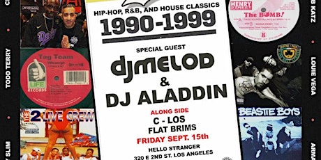 Image principale de 90s by Nature w DJ Melo D + Dj Aladdin