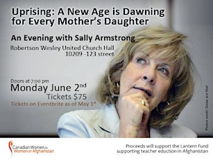 An Evening with Sally Armstrong-Human Rights Activist, Journalist, and Author primary image