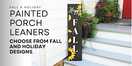 Imagen principal de Fall and Holiday Porch Leaners