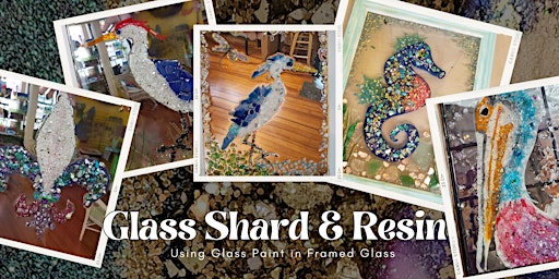 Glass Shard  and Resin Painting primary image