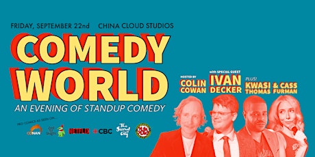 COMEDY WORLD : a pro standup show primary image