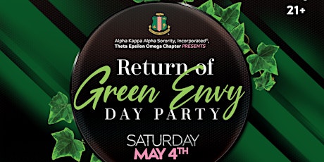 Imagem principal do evento The Return of Green Envy: Day Party