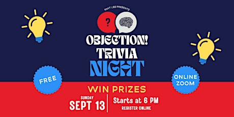Immagine principale di RLSS Queer x Events x First Year LLB Presents: Objection! Trivia Night 