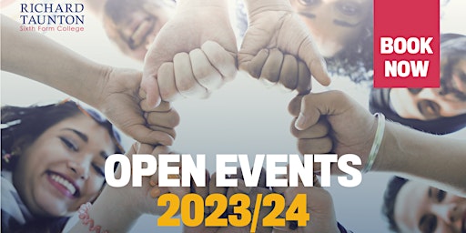 Open Evening | Wednesday 12 June 2024 | Richard Taunton Sixth Form College primary image