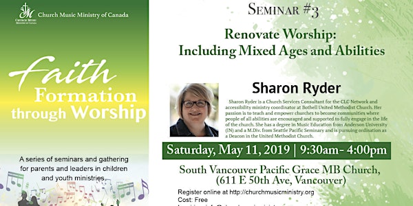 “Renovate Worship: Including Mixed Ages and Abilities”
