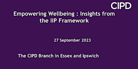 Image principale de Empowering Wellbeing: Insights from the IIP Framework