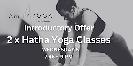 Introductory Offer 2 x Hatha Yoga Class with Wendy Amity Yoga Wellness  L25 primary image