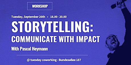 Image principale de Storytelling: Communicate with Impact (2-hour workshop)