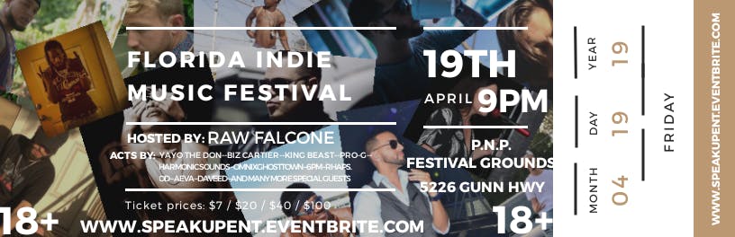 FLORIDA INDIE MUSIC FESTIVAL (4/19)