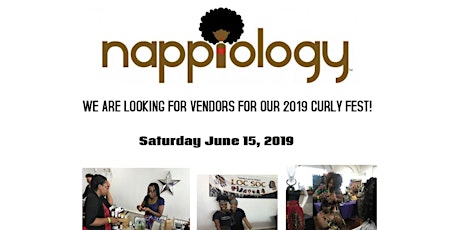 Nappiology 2019 Curly Fest Vendor Registration  primary image