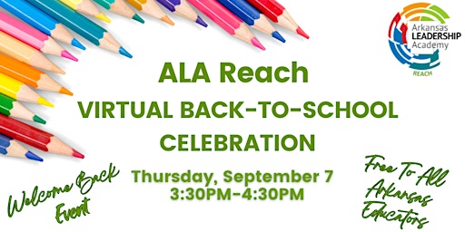 ALA Reach: Virtual Back-to-School Celebration-On Demand primary image