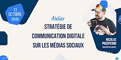 Atelier : Stratégie de communication digitale sur les Médias Sociaux primary image