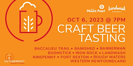 Oktoberfest Mount Pearl - Craft Beer Tasting primary image