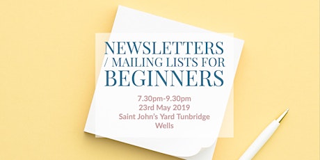 Blogging, Newsletters & Mailing Lists For Beginners  primary image