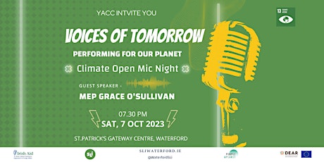 Voices of Tomorrow - Performing For Our Planet OPEN MIC primary image