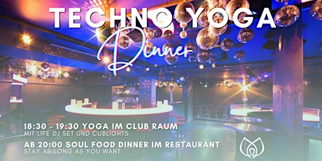 Imagem principal do evento TECHNO YOGA DINNER