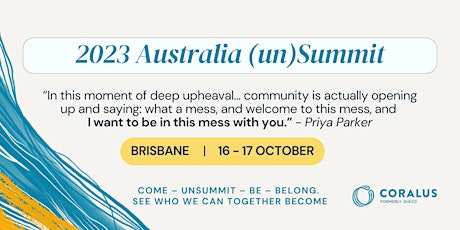 Imagen principal de Coralus AU (un)Summit in Brisbane