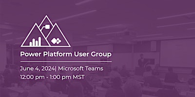 Power Platform User Group Meeting | June primary image