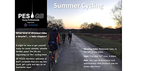 PESGB YP Summer Cycling Social primary image