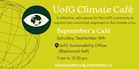 UofG Climate Café  - September primary image