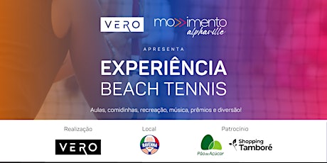 Imagen principal de Experiência Beach Tennis - Movimento Alphaville