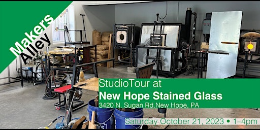October 21:  Studio Tour of New Hope Stained Glass primary image