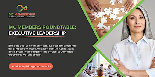 MC Member Roundtable: Executive Leadership - May 2024 primary image