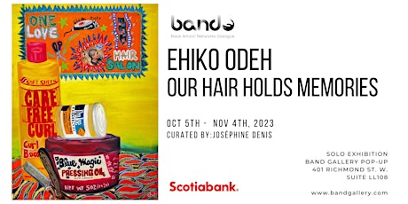 Imagem principal do evento Opening Reception | Ehiko Odeh: Our Hair Holds Memories