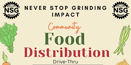 NSG Impact Community Monthly Food Distribution primary image