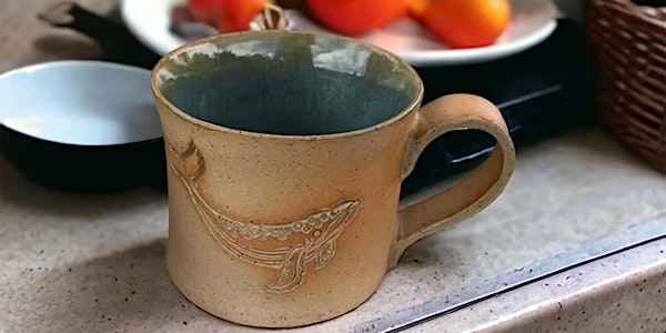 Pottery - Ocean Inspired Slab Mug Gold Coast