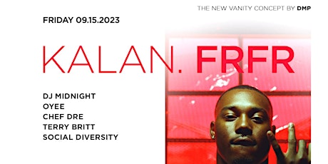 NV / New Vanity Fridays ft. Kalan Frfr primary image