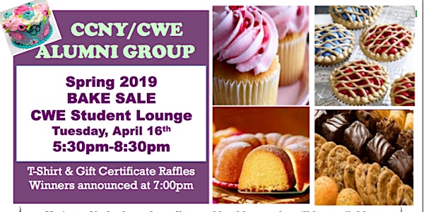 CCNY/ CWE Alumni Spring 2019 Bake Sale