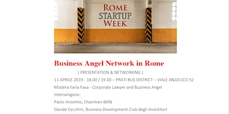 Immagine principale di Business Angels Network - Roma Startup 