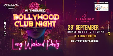 Long Weekend Bollywood  Night Club Party - RoofTop primary image