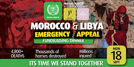 Morocco & Libya Fundraising Dinner primary image