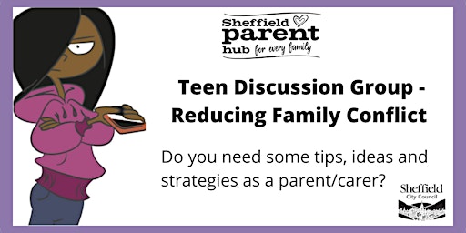 Primaire afbeelding van Teen Discussion Group - Reducing Family Conflict