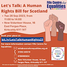 Primaire afbeelding van Let's Talk: A Human Rights Bill for Scotland