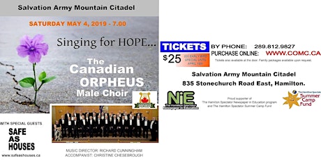 Singing for Hope Concert primary image